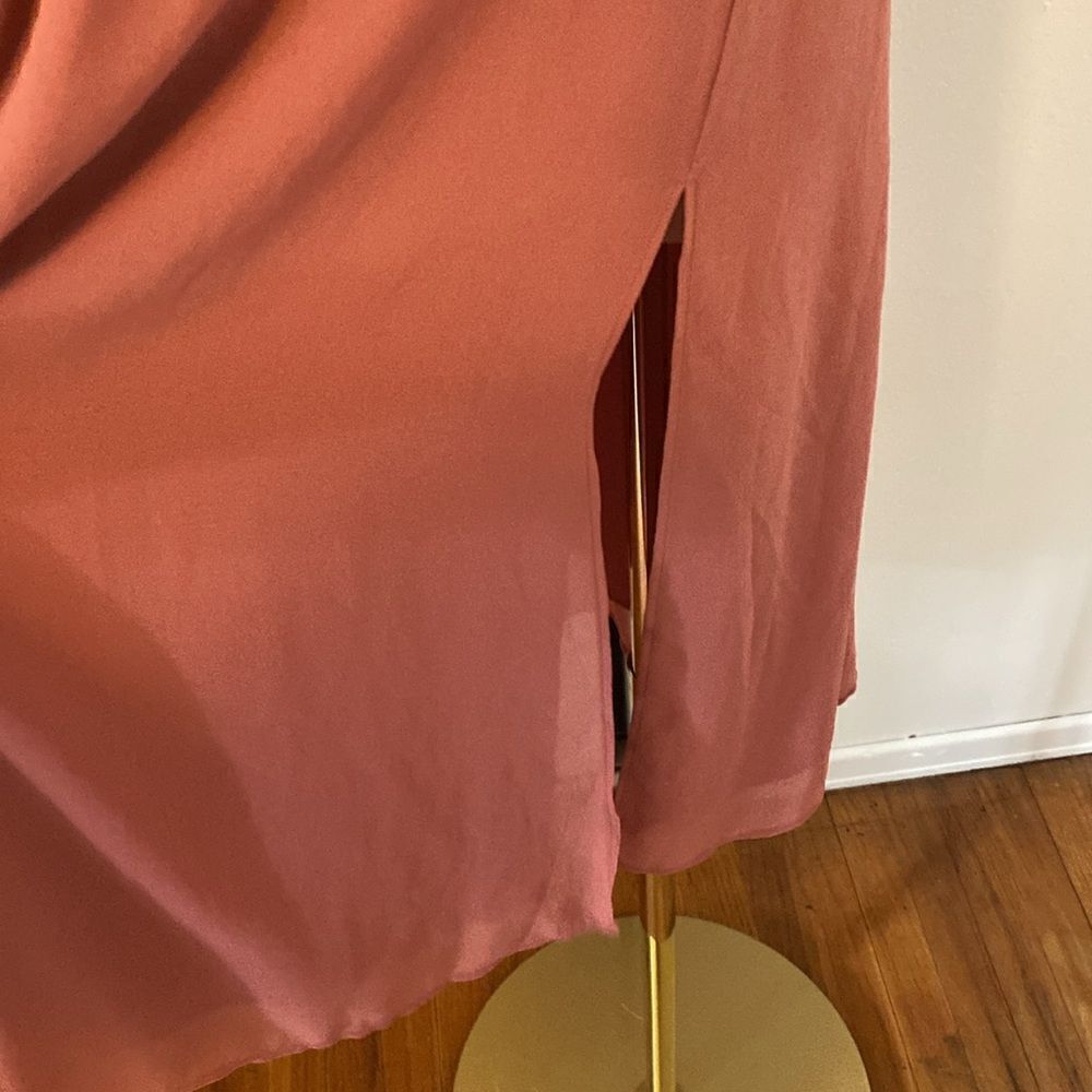 Aritzia Wilfred Genoa Smocked-waist Midi Dress Size Small - Picture 5 of 14